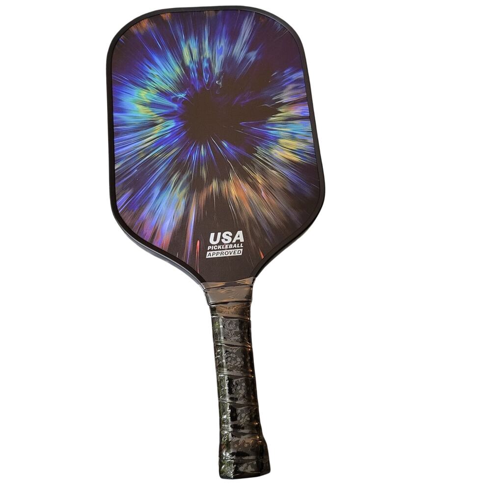 Loewten Pickleball Paddles Set - 2 Fiberglass Paddles, Balls & Carry Bag